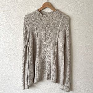 Vintage-look Gap Cable Knit Sweater XL